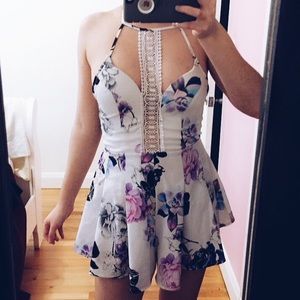 LF Angel Biba Floral Romper